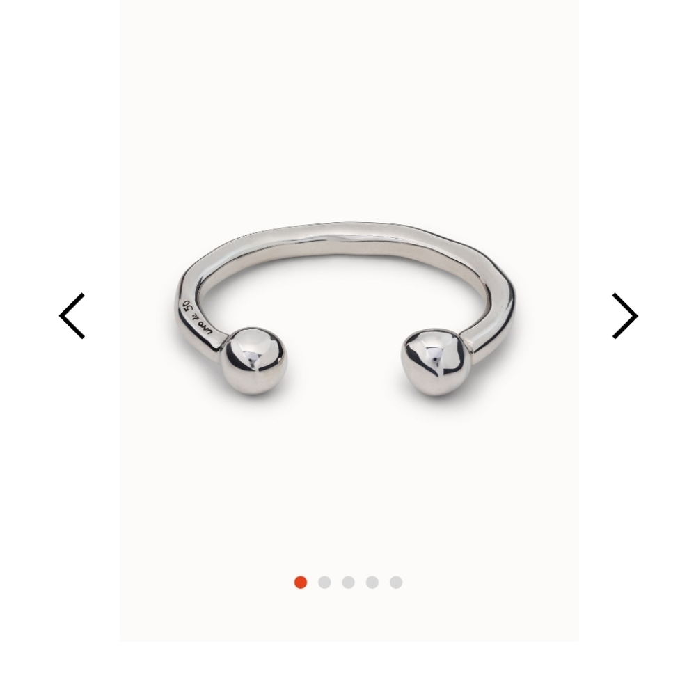 UNO de 50 Sterling Silver Plated NWT bangle Style Unisex Bracelet